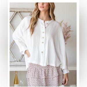 HAYSON Dolman Sleeve Blouse Size S/M